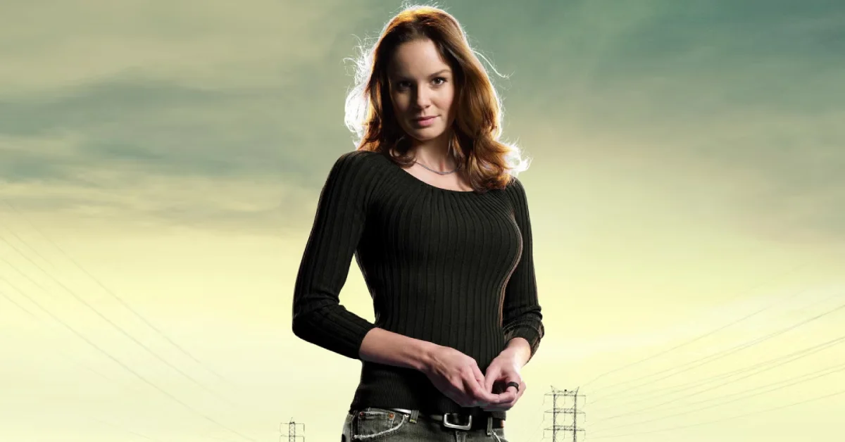 Sarah Wayne Callies smiling portrait in soft natural light