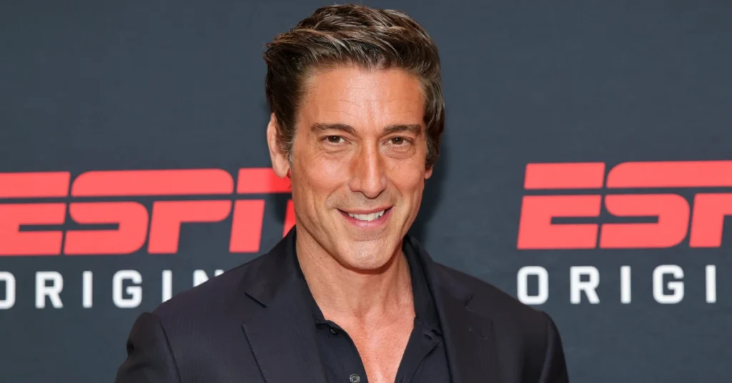 David Muir Age 52 - ABC World News Tonight anchor in professional studio portrait 2026