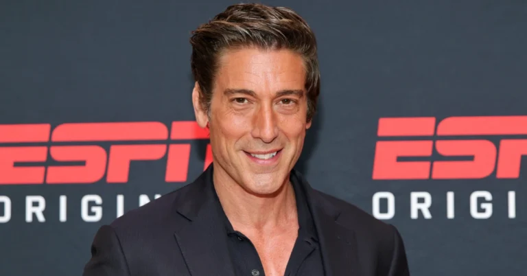 David Muir Age 52 - ABC World News Tonight anchor in professional studio portrait 2026