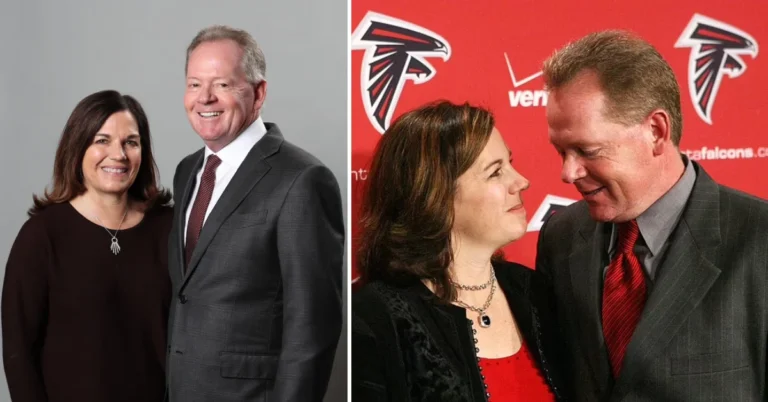 Becky Petrino smiling at a college football event, reflecting her supportive role as Bobby Petrino’s wife and devoted mother.