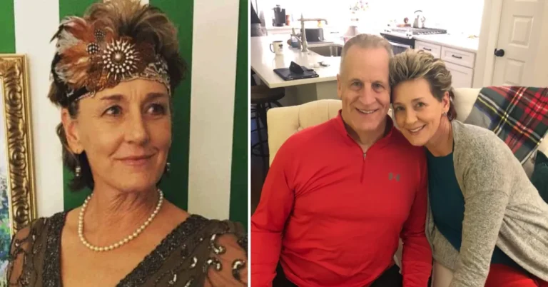 A warm family portrait of Darla Leigh Pittman Rodgers smiling beside her loved ones, reflecting her supportive role as Aaron Rodgers’ mother and matriarch of the Rodgers family.