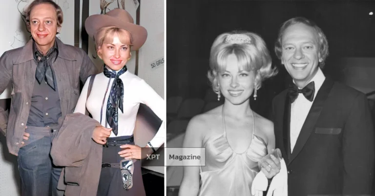 Don Knotts with Loralee Czuchna attending a 1970s Hollywood event, capturing a rare public moment of the famously private Loralee Czuchna.