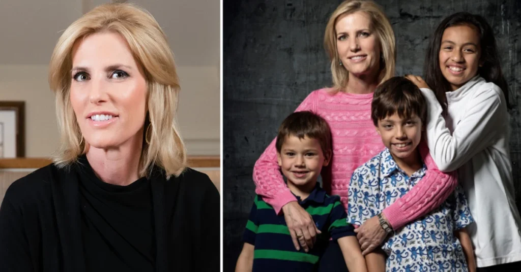 Michael Dmitri Ingraham smiling with his family, capturing a rare glimpse of Laura Ingraham’s adopted son and his close-knit upbringing.