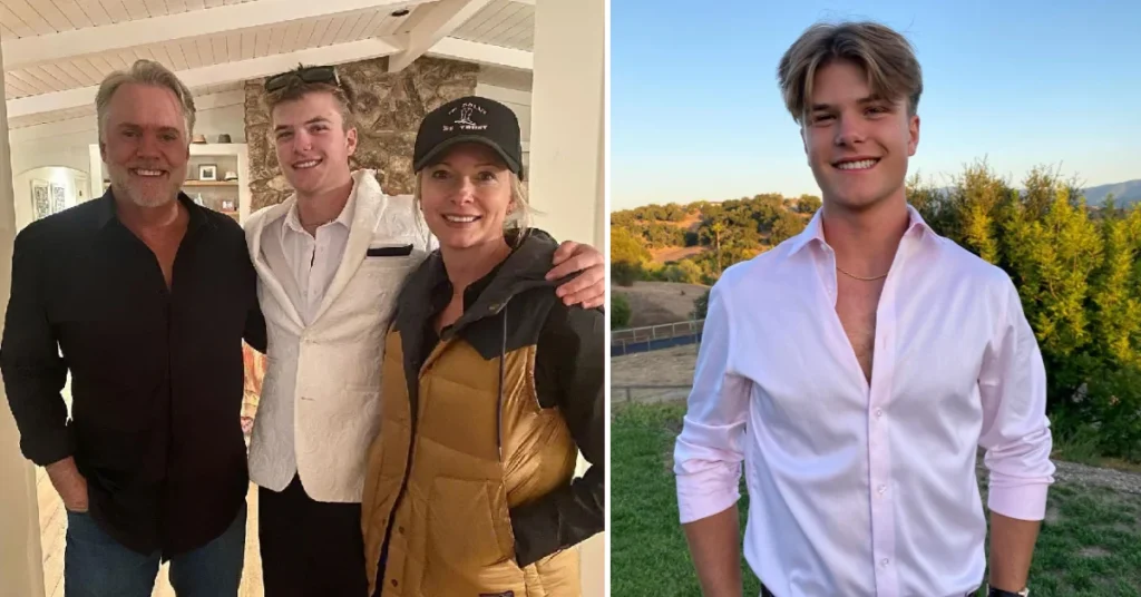 Smiling portrait of Roan Howard Cassidy, highlighting the youngest son of Shaun Cassidy during a casual family moment.