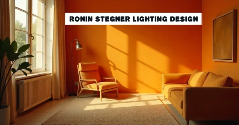 Complete Guide to Ronin Stegner Lighting Design at Home