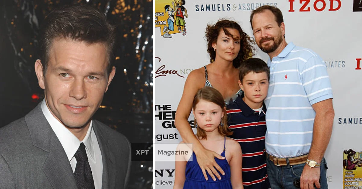 Charlie Wahlberg smiling confidently during a family outing, showcasing the charm and personality of the young member of the Wahlberg family.