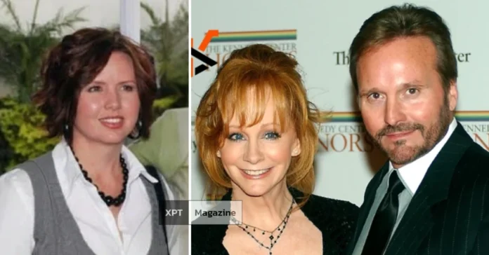 Portrait-style image of Chassidy Celeste Blackstock, highlighting her connection to Narvel Blackstock and Reba McEntire in a warm, family-focused setting.