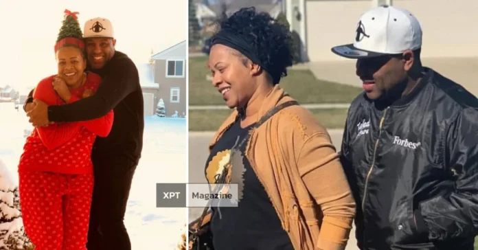 Dede Moseley standing beside her husband Eric Thomas, reflecting her grace, strength, and faith as a supportive partner and co-pastor in their shared ministry.