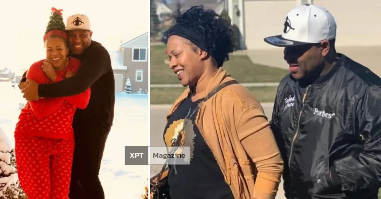 Dede Moseley standing beside her husband Eric Thomas, reflecting her grace, strength, and faith as a supportive partner and co-pastor in their shared ministry.