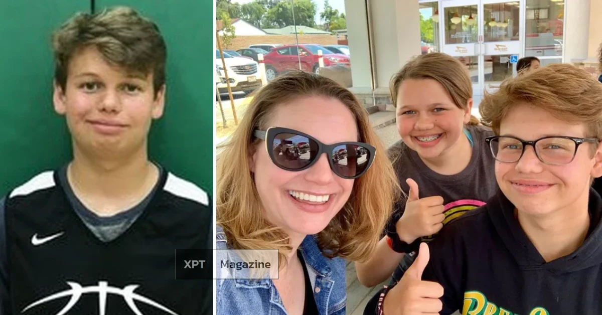 A candid photo of Tate James Rytky, Andrea Barber’s son, highlighting his connection to the Fuller House legacy and his life growing up in a famous family.