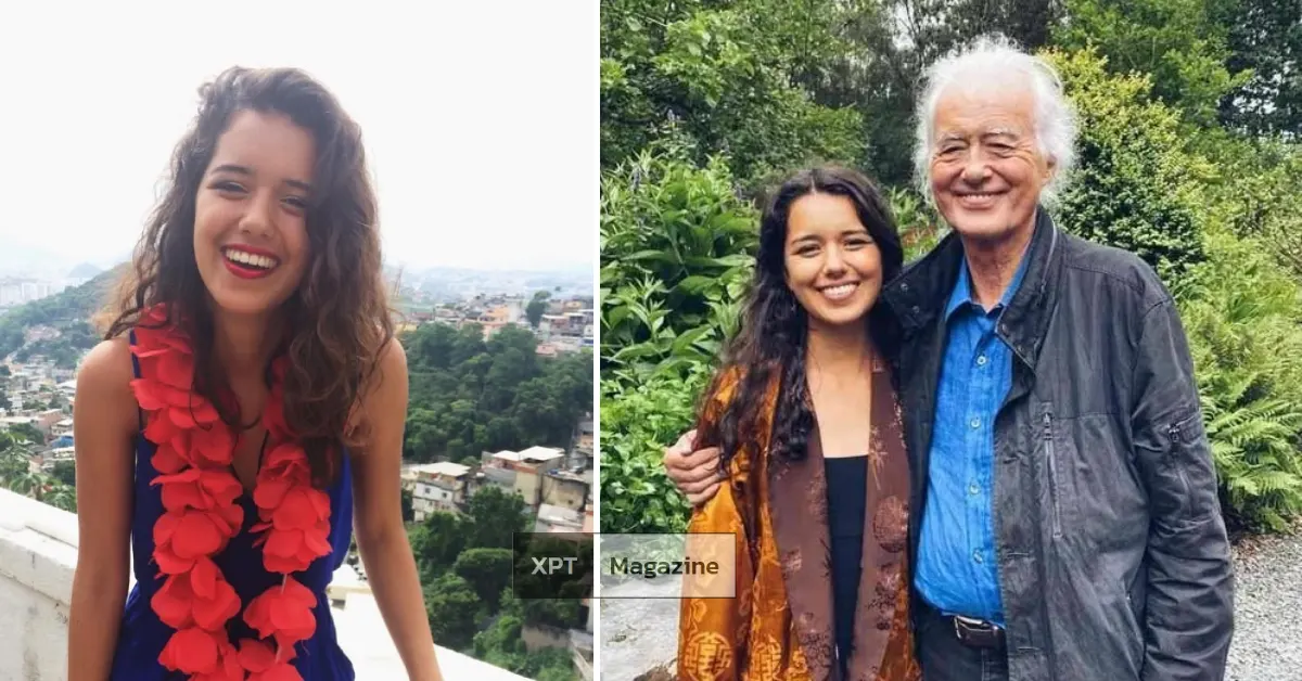 Portrait-style image of Zofia Jade Page, capturing her as the daughter of Jimmy Page, highlighting her family background and private lifestyle.