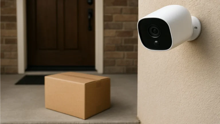 Best outdoor security camera for front porch package protection