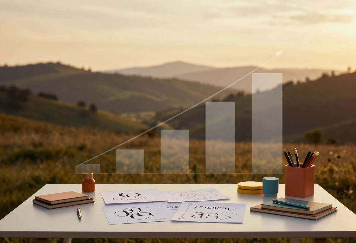 Graphic designer working on visual-first marketing campaign showing rising demand for creative professionals in 2026