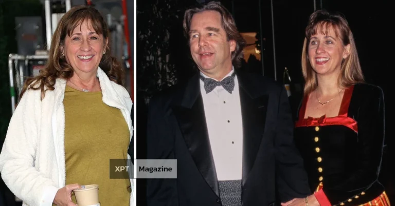 Wendy Treece Bridges standing alongside husband Beau Bridges at red carpet event, celebrating over 40 years of marriage and family life