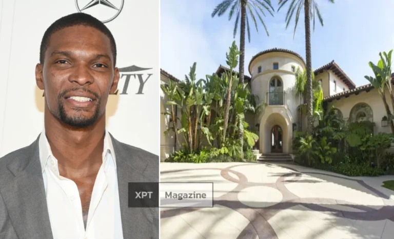 Chris Bosh house exterior view of the waterfront Miami Beach mansion on North Bay Road
