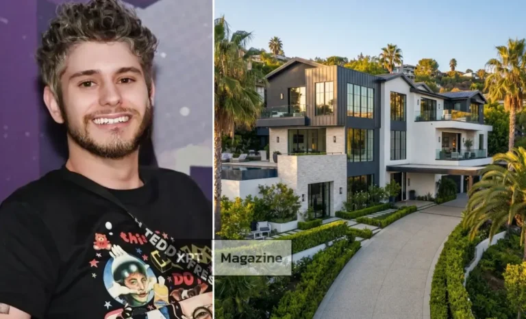 Ethan Klein house exterior view in Bel Air Los Angeles mansion