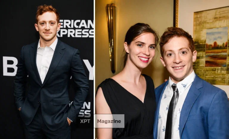 Actor Ethan Slater at a public event, known for playing Boq in Wicked