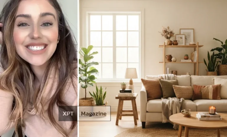 Milena Ciciotti home with cozy Scandi-Boho living room decor