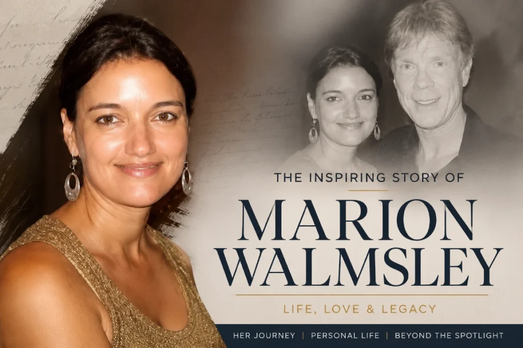 Marion Walmsley biography featured image showing Marion Walmsley alongside her husband