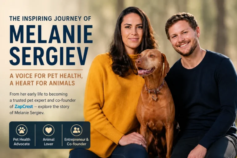 Melanie Sergiev with her husband and dog – biography and inspiring journey