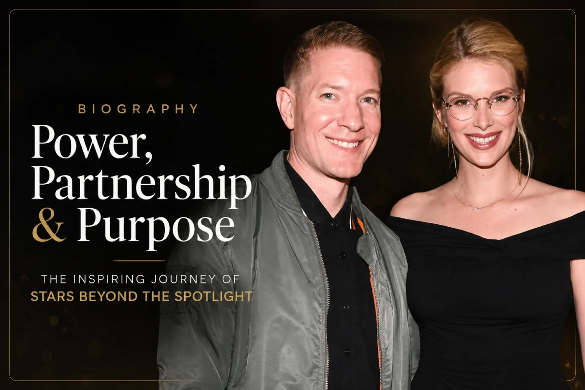 Biography featured image showing a smiling couple at an event
