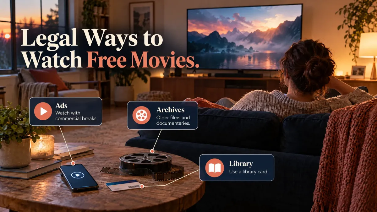 Free Movie Websites That Are Actually Legal: The Complete 2026 Guide