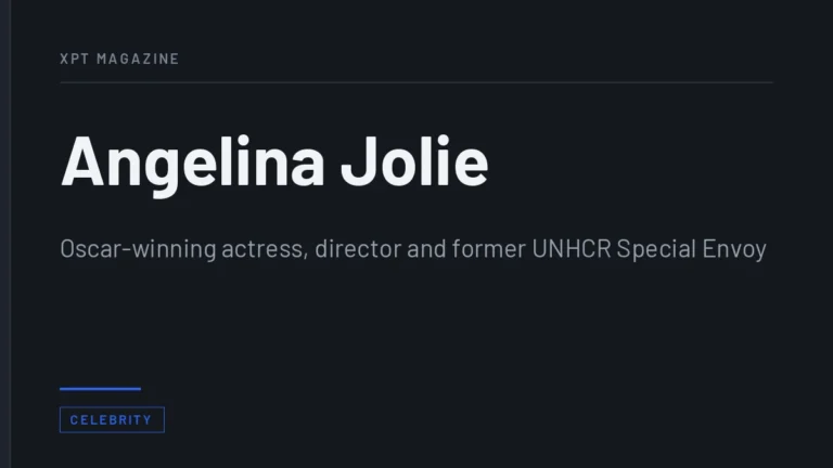 Angelina Jolie - Oscar-winning actress, director and former UNHCR Special Envoy