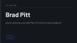 Brad Pitt - Oscar-winning actor and Plan B Entertainment producer