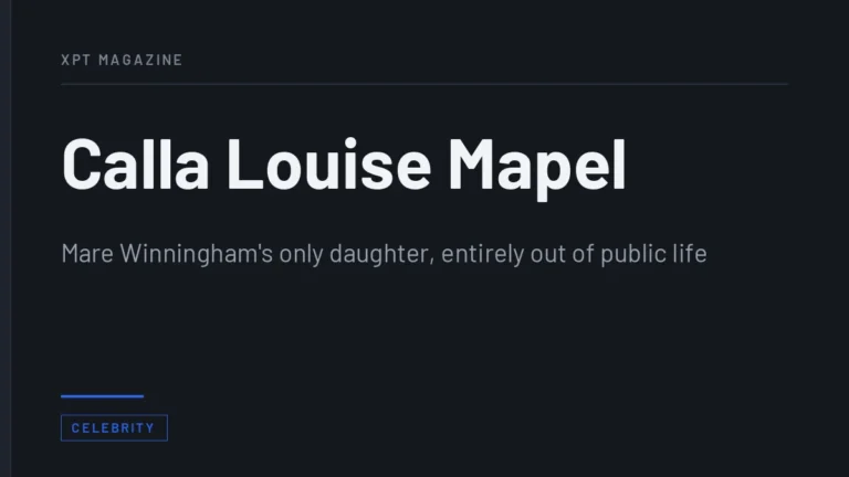 Calla Louise Mapel - Mare Winningham's only daughter, entirely out of public life