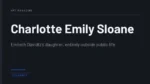 Charlotte Emily Sloane - Embeth Davidtz's daughter, entirely outside public life