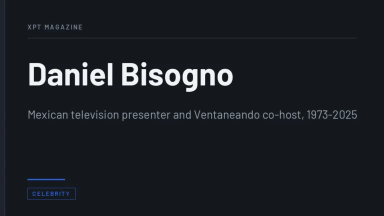 Daniel Bisogno - Mexican television presenter and Ventaneando co-host, 1973-2025