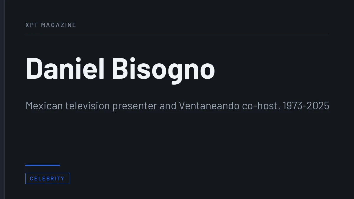 Daniel Bisogno: The Ventaneando Host Who Defined Mexican TV Gossip