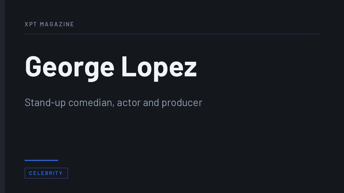 George Lopez: The Sitcoms, the Transplant and Lopez vs. Lopez