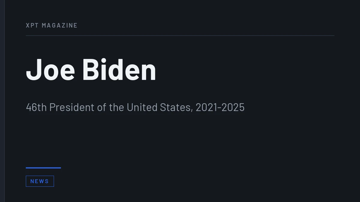 Joe Biden: 52 Years in Office and the Cancer Diagnosis