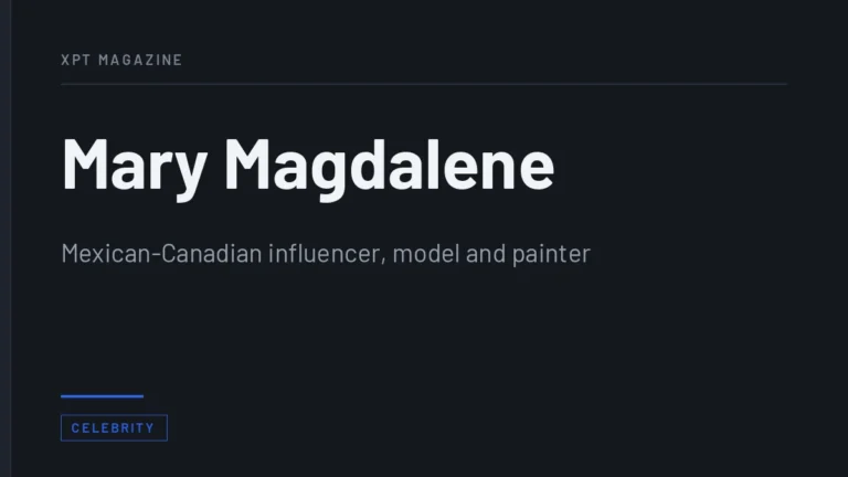 Mary Magdalene - Mexican-Canadian influencer, model and painter