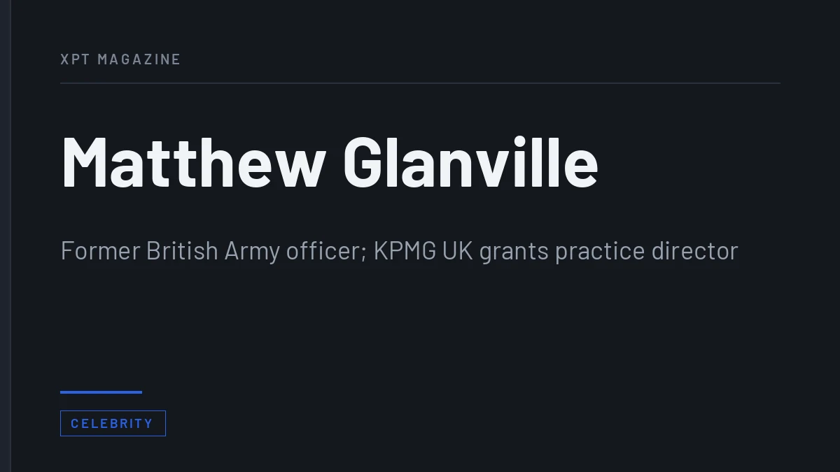 Matthew Glanville: From Anbar Province to KPMG