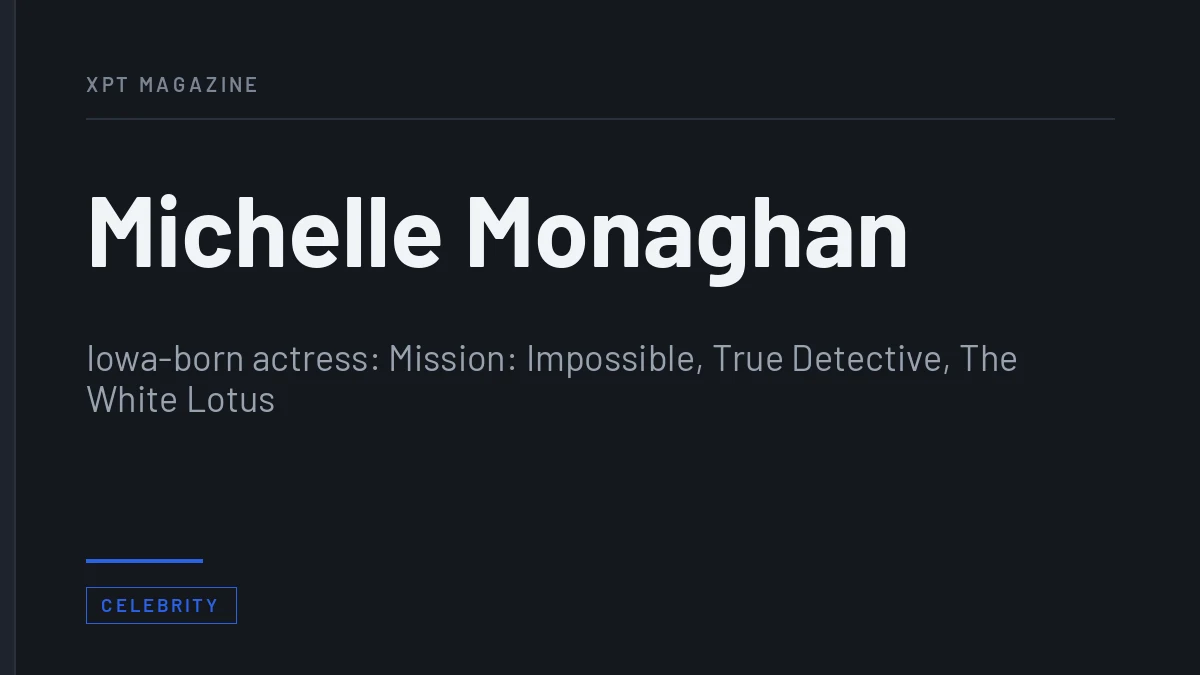 Michelle Monaghan: Career, Family, and Her Biggest Roles